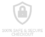100% safe and secure checkout